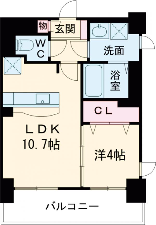ブライトンハイツ愛宕の間取り