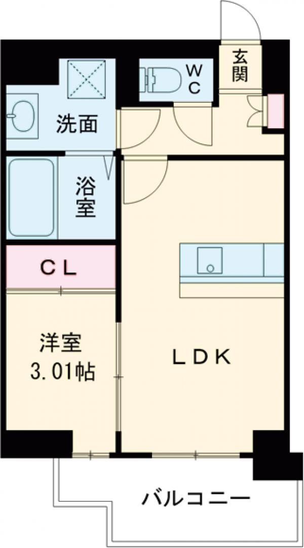 KL箱崎の間取り