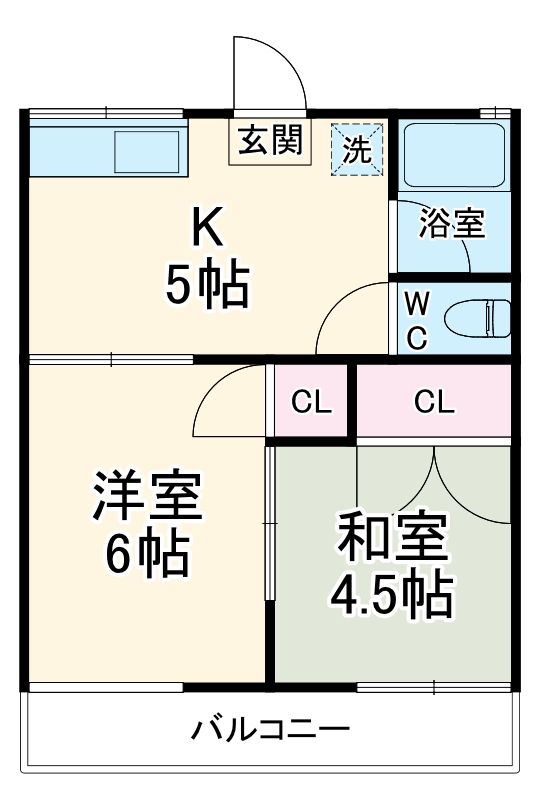 山手ハイツの間取り