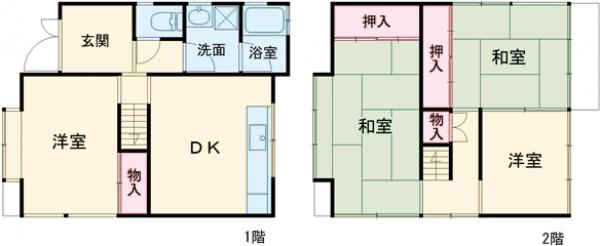 緑が丘の間取り