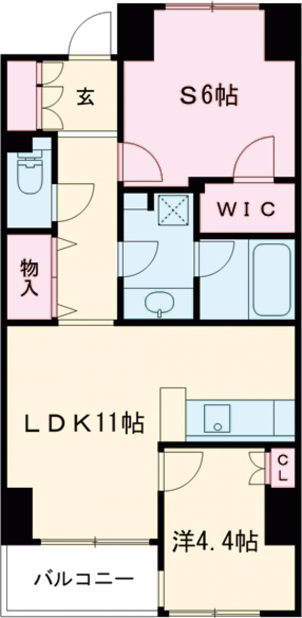 プラーティノ南大井の間取り