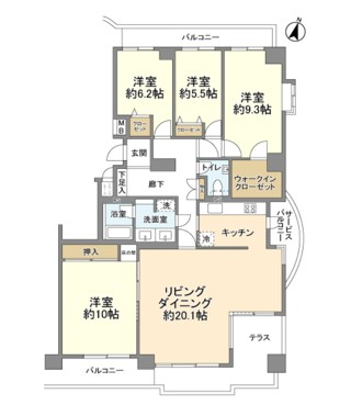 セソール川崎京町ハイライズフォースピアの間取り