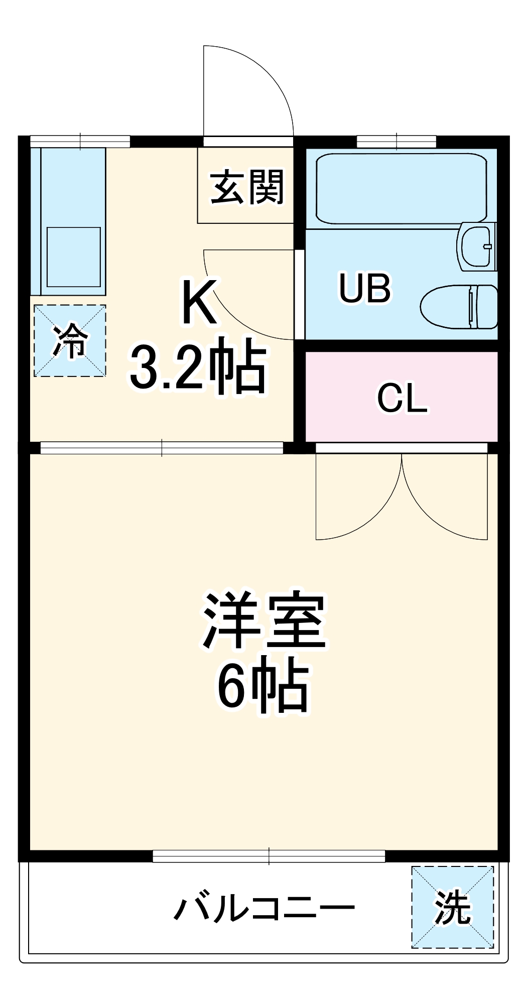 シャトン三山の間取り