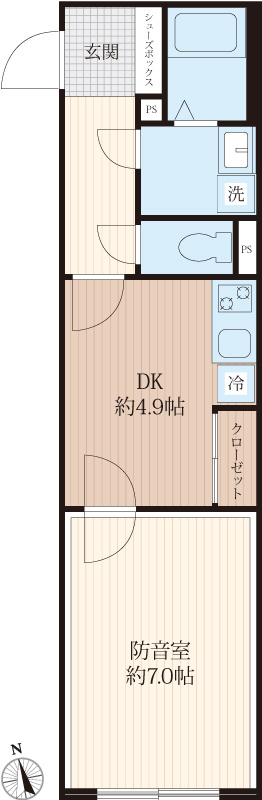 ＶＯＲＴ高井戸西ｒｅｓｉｄｅｎｃｅ の間取り