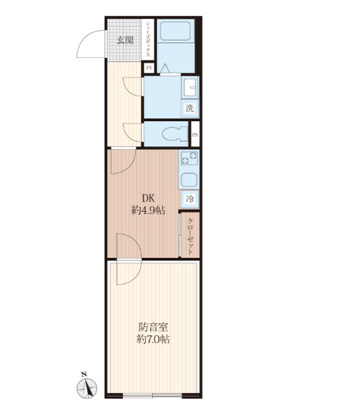 VORT高井戸西residence の間取り