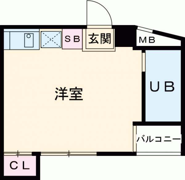 八王子南口センタービルの間取り