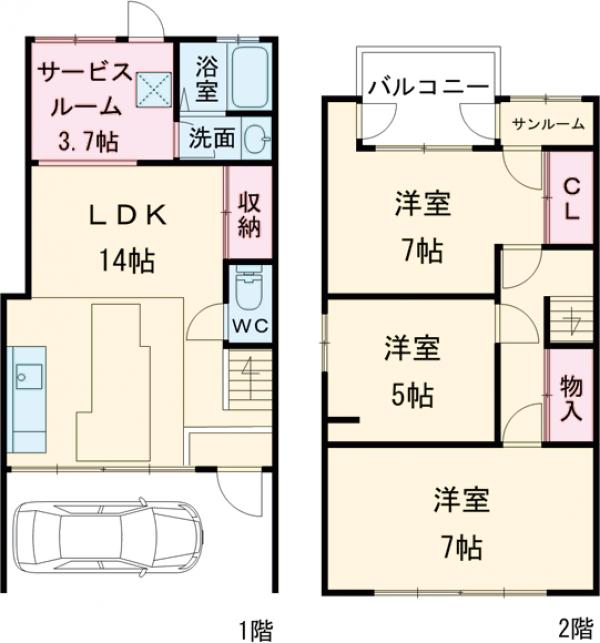 2/30 間取