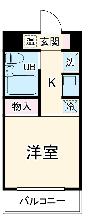 スカイコート二俣川の間取り