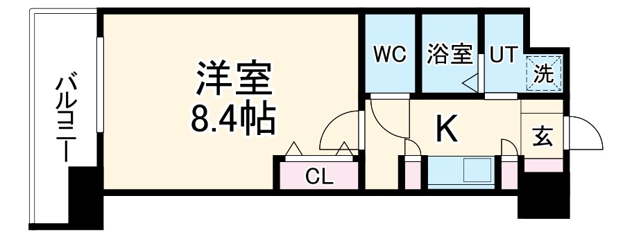 エイペックス京都室町の間取り