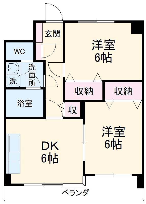 エスポワールマンションの間取り