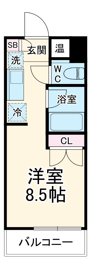 I Like KJ 1BANKANの間取り