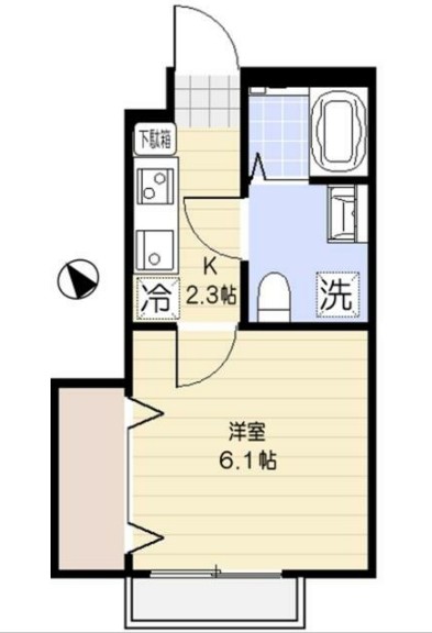 クラスティーネ稲城の間取り