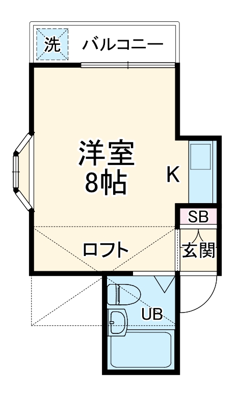 NKハイム辻の間取り