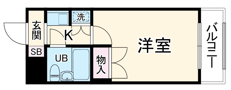 ダイアパレス淵野辺の間取り