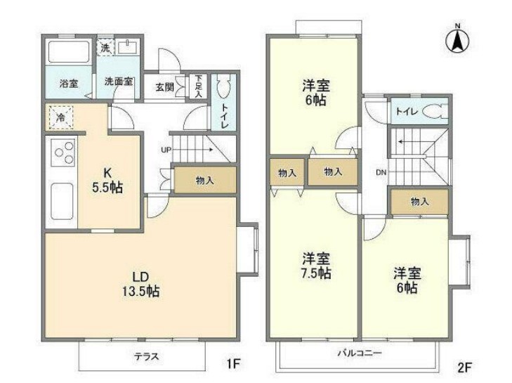 バイオレットコートＡ棟の間取り