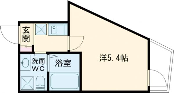 ヴィラ一之江の間取り
