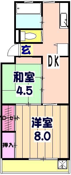 三輝本マンションの間取り