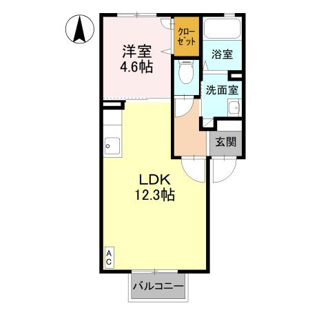 クレシェンテ Cの間取り