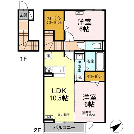 D-crest西奈の間取り