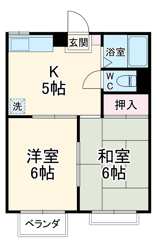 ファミール港南の間取り