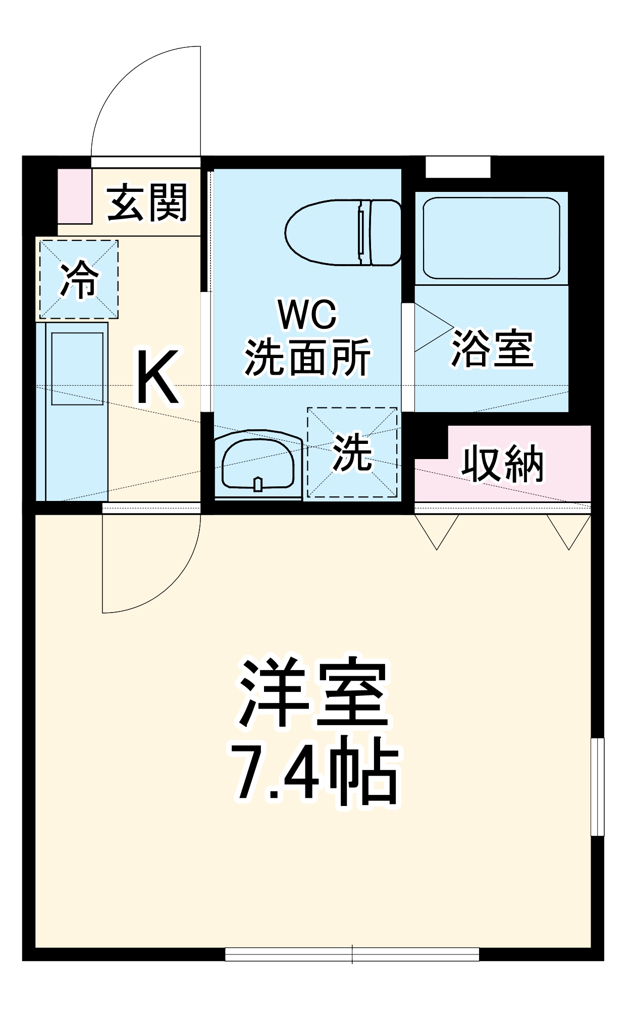NEST市ヶ尾の間取り