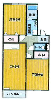 クラフト3番館の間取り