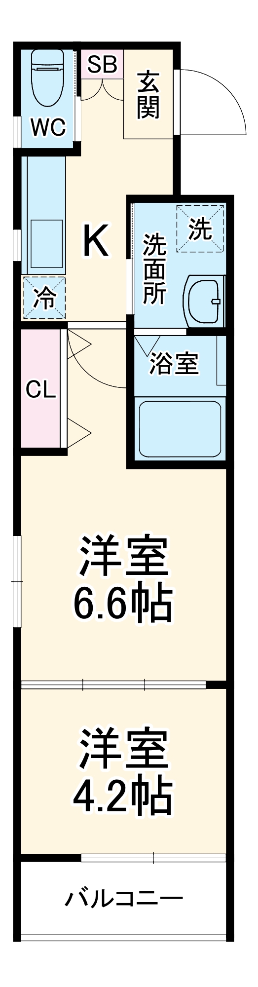 MJC京都丹波口の間取り