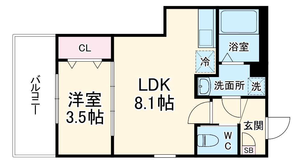 ジーメゾン名古屋中川グレイスの間取り