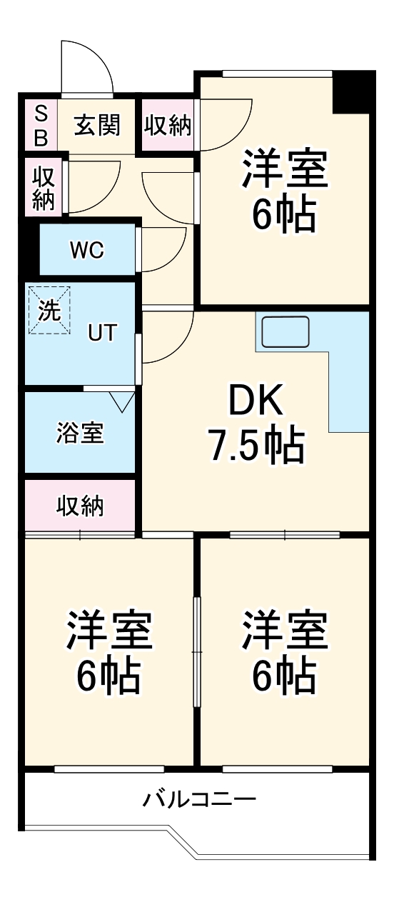 ハイツ吹上の間取り