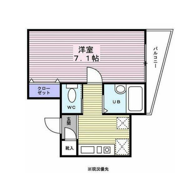 エディフィッシオ菊名の間取り