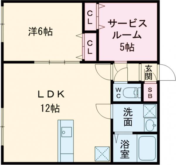 THE UNDERZ SUITE RESIDENCEの間取り