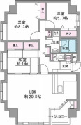  セイワパレス四天王寺の間取り
