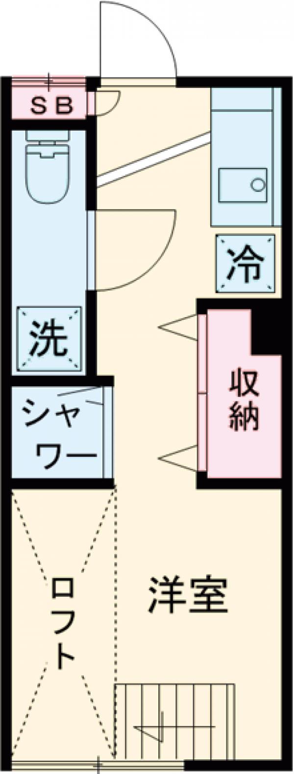クラソ早稲田の間取り