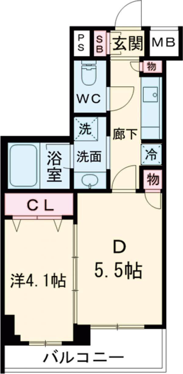 日神デュオステージ池袋の間取り