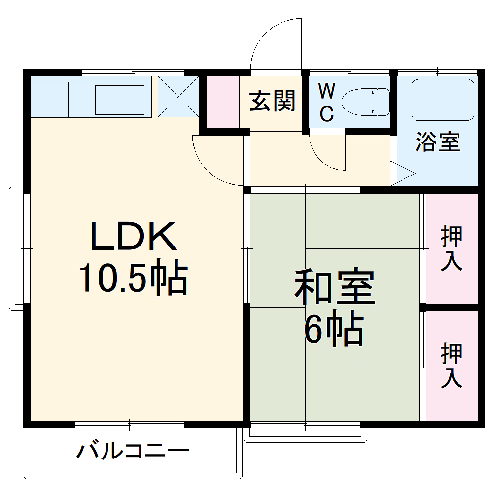 第一高嶺荘の間取り