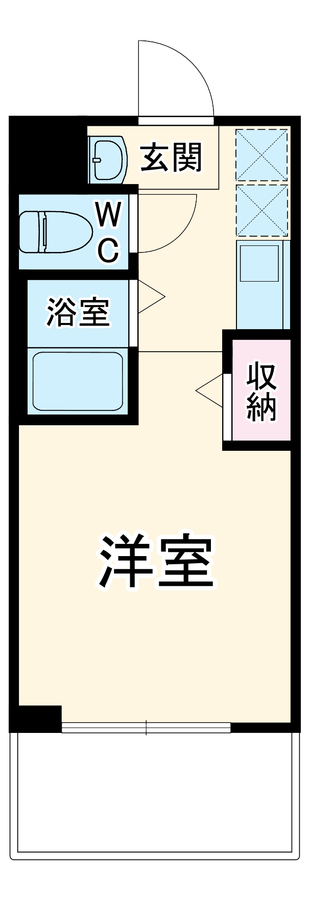 プレサンス京都四条烏丸の間取り