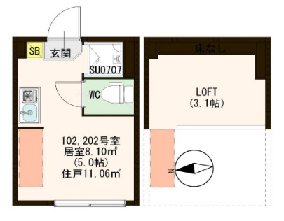 エクラールの間取り