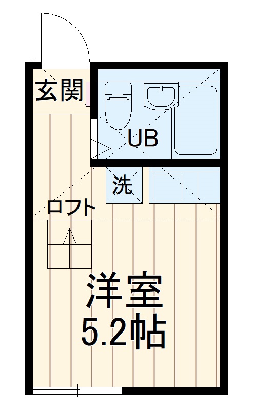ユナイト西谷ローザレーヌの間取り