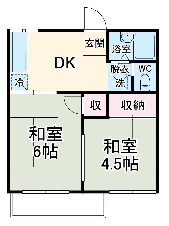フォーブル平松の間取り