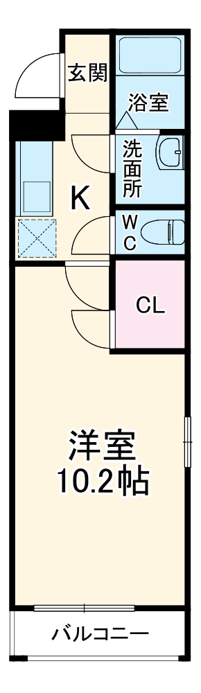 フジパレス吹田イーストⅢ番館の間取り