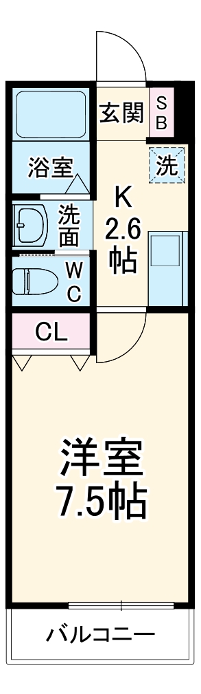 アテレーゼ上福岡の間取り