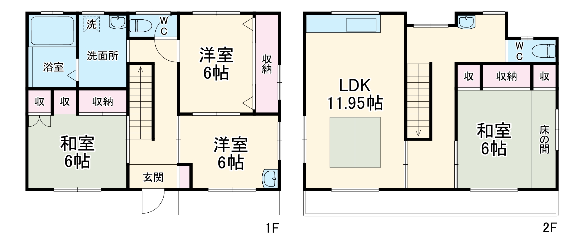 越谷市戸建の間取り