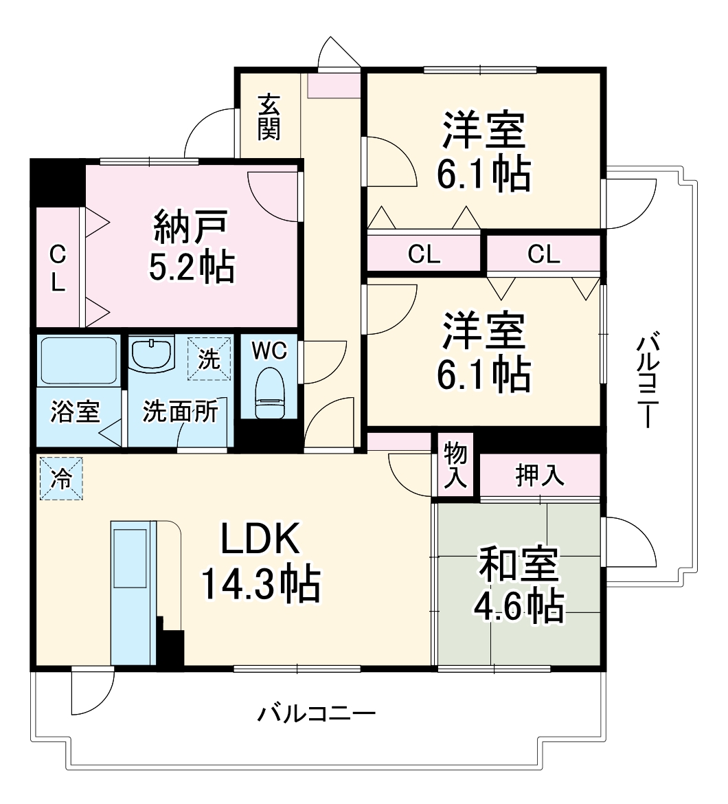 ストリームの間取り