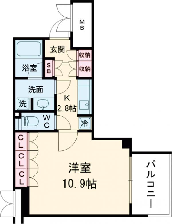 アゼリアテラス新宿の間取り