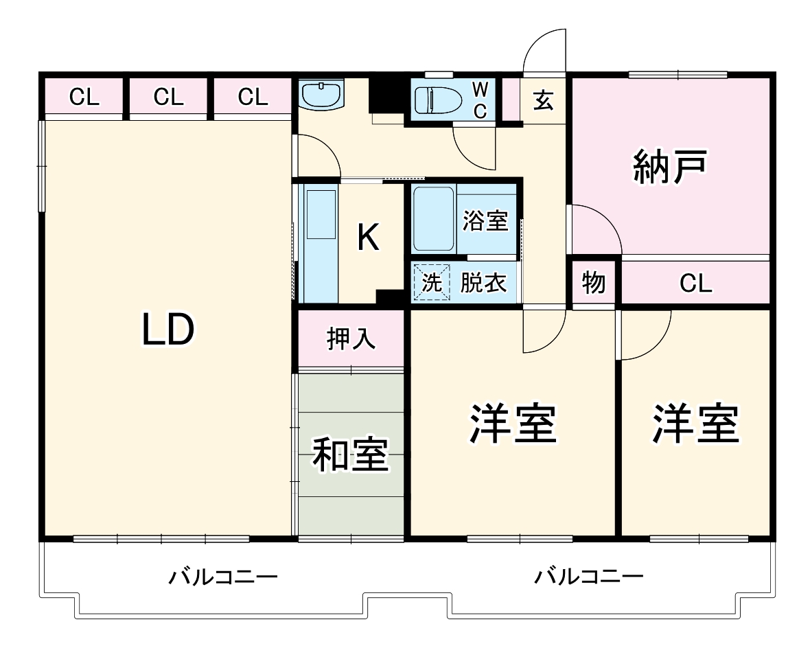 ストリームの間取り