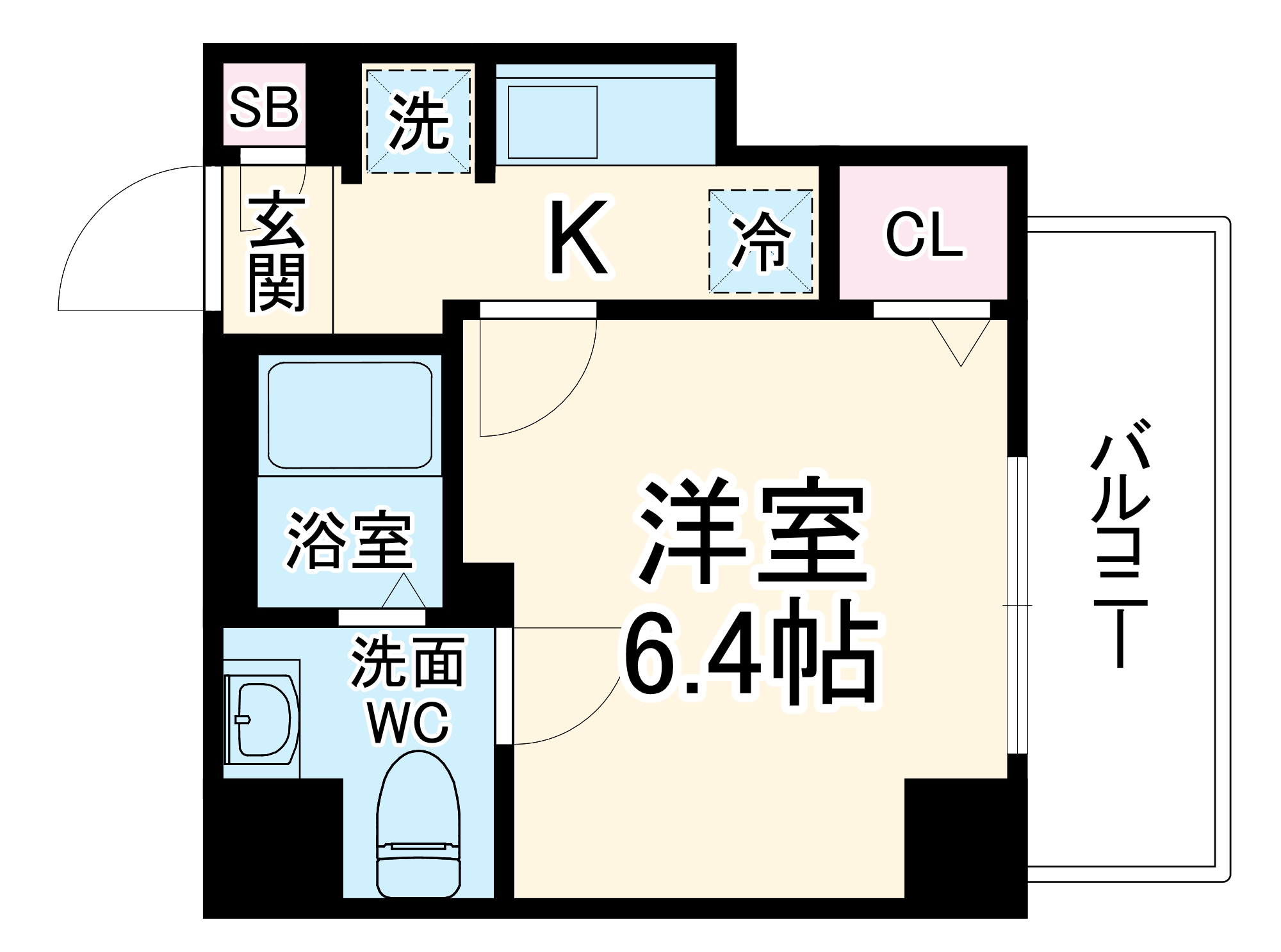アルファコート蕨5の間取り