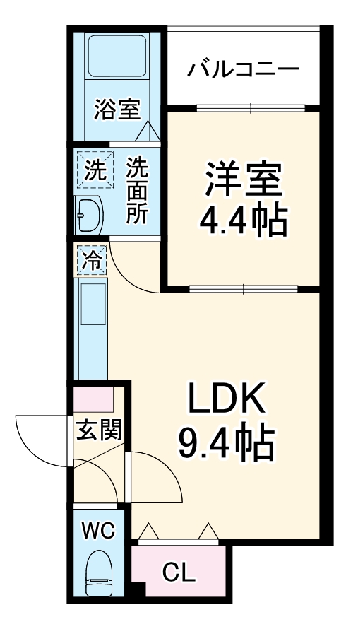 Jino放出の間取り