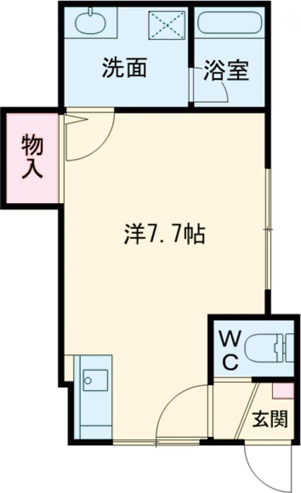 シェラコート中目黒の間取り