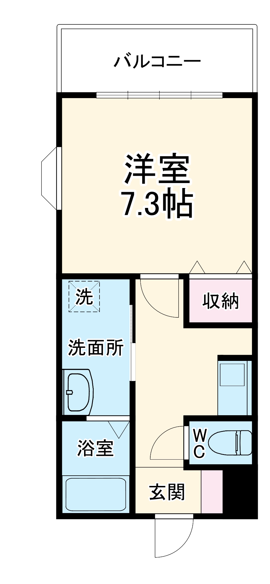 アネックス深谷の間取り