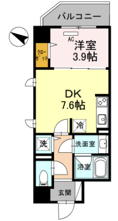 幸court　tsukamotoの間取り